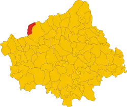 Localisation de Segusino