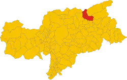 Localisation de Selva dei Molini