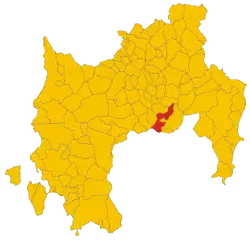 Localisation de Serdiana