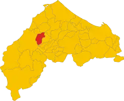 Localisation de Serra de' Conti