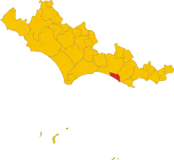 Localisation de Sperlonga
