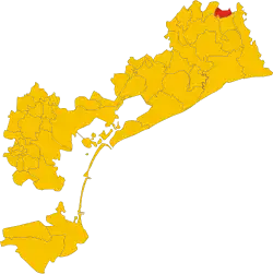 Localisation de Teglio Veneto