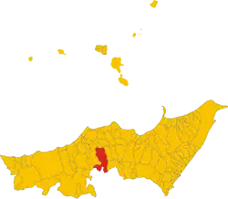Localisation de Tortorici