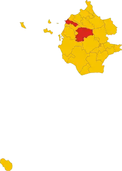 Localisation de Trapani