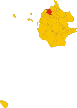Localisation de Valderice