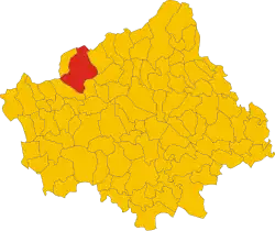 Localisation de Valdobbiadene