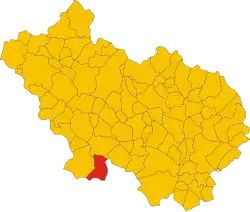 Localisation de Vallecorsa