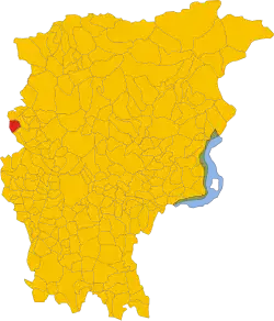 Localisation de Valsecca