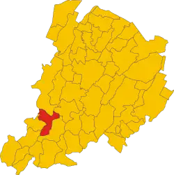 Localisation de Vergato