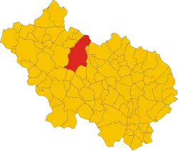 Localisation de Veroli