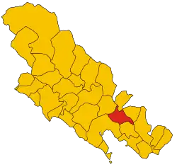 Localisation de Vezzano Ligure