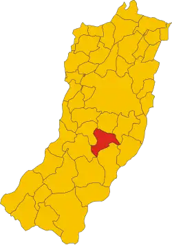 Localisation de Viano