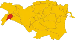 Localisation de Sant'Agostino