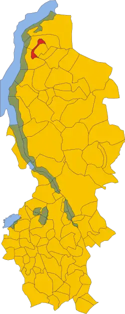 Localisation de Vestreno