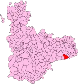 Localisation de Campaspero