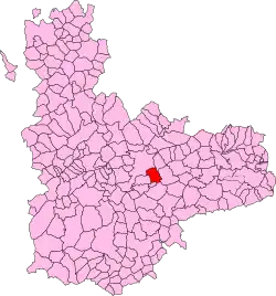 Localisation de La Cistérniga