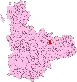 Localisation de Olmos de Esgueva