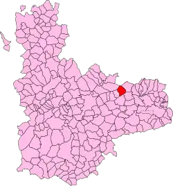 Localisation de Piña de Esgueva