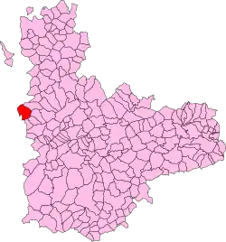 Localisation de San Pedro de Latarce