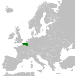 Description de l'image Military Administration in Belgium and Northern France (1942).svg.