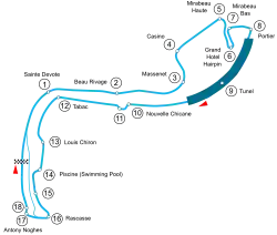 Tracé de la course