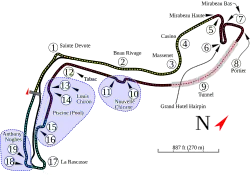 Tracé de la course