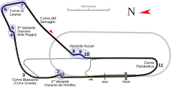 Tracé de la course