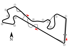 Tracé de la course