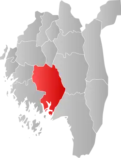 Localisation de Sarpsborg