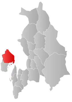 Localisation de Bærum