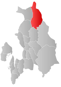 Localisation de Eidsvoll