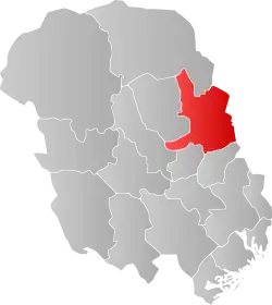 Localisation de Notodden
