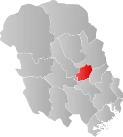 Localisation de Bø