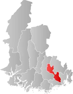 Localisation de Songdalen