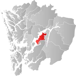 Localisation de Jondal