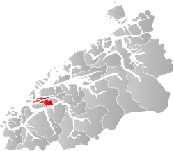 Localisation de Ålesund