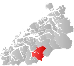 Localisation de Norddal