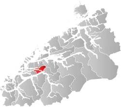 Localisation de Skodje