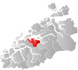 Localisation de Vestnes