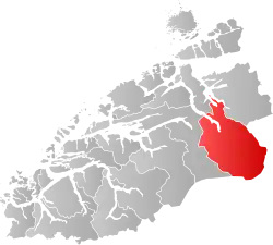 Localisation de Sunndal