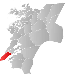Localisation de Leksvik