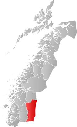 Localisation de Hattfjelldal