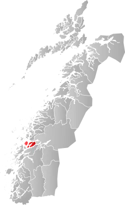Localisation de Nesna