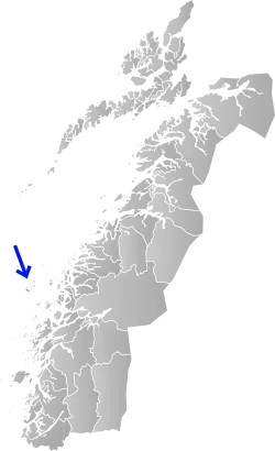 Localisation de Træna