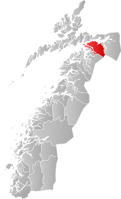 Localisation de Ballangen