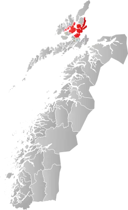 Localisation de Sortland