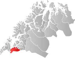 Localisation de Skånland