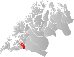 Localisation de Lavangen