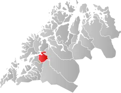 Localisation de Sørreisa