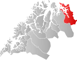 Localisation de Kvænangen